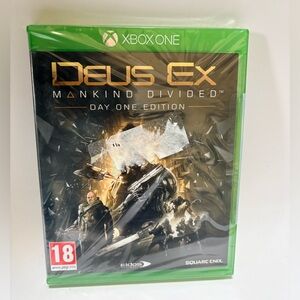 3/$30 | XBOX ONE | NEW "Deux Ex: Mankind Divided" Day One Edition Game CD